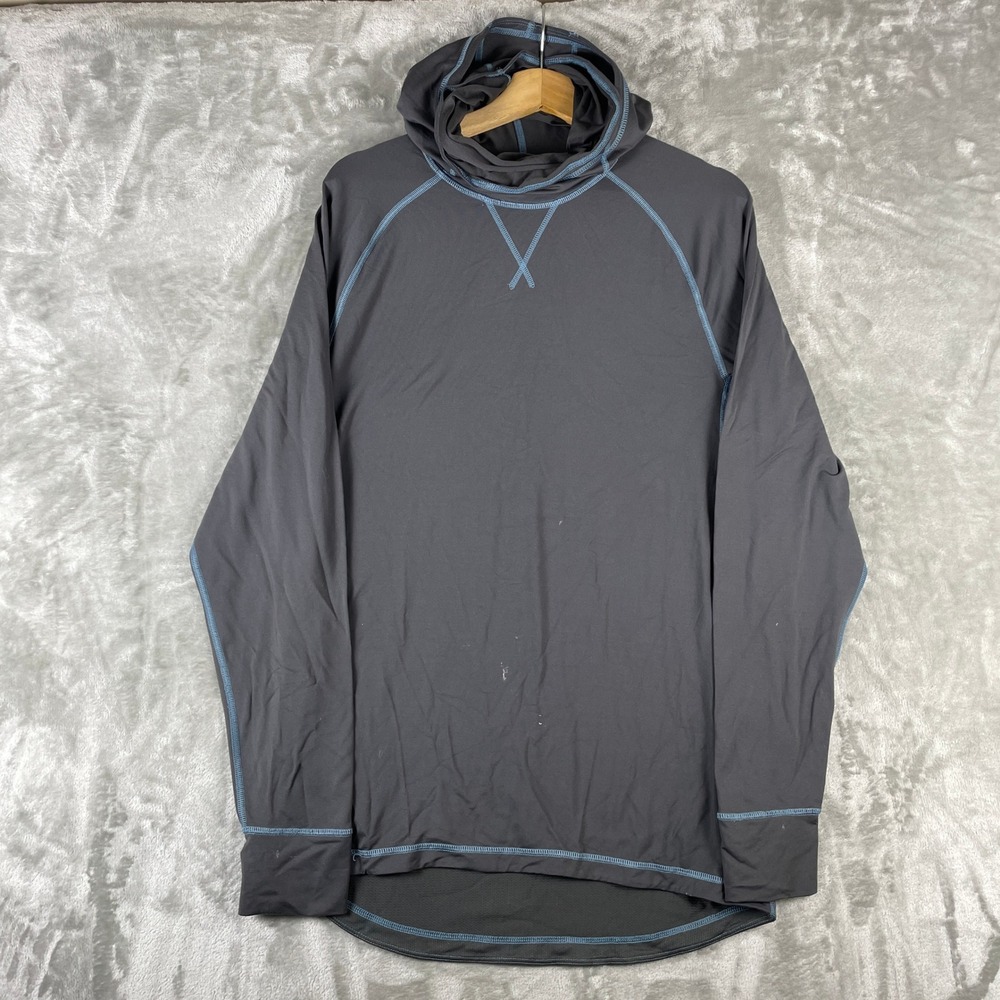 Alaskan Hardgear Hoodie Men L Gray Long Sleeve Activewear Pullover 81309